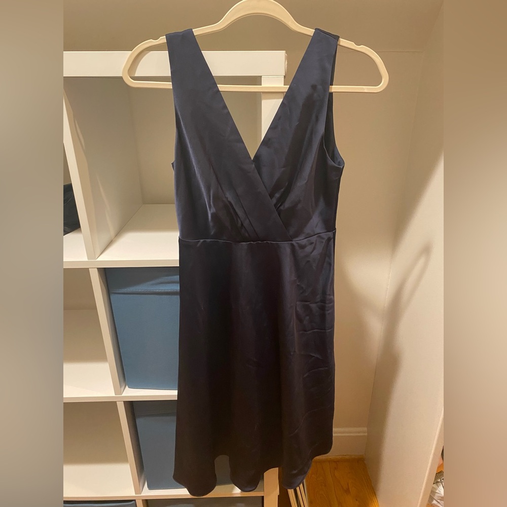 J. Crew Navy Blue Sleeveless Dress